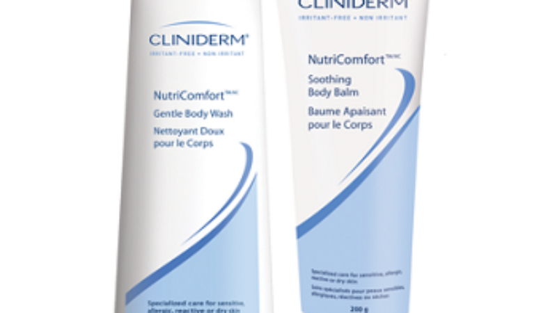 New! Cliniderm Nutricomfort Body Balm & Body Wash