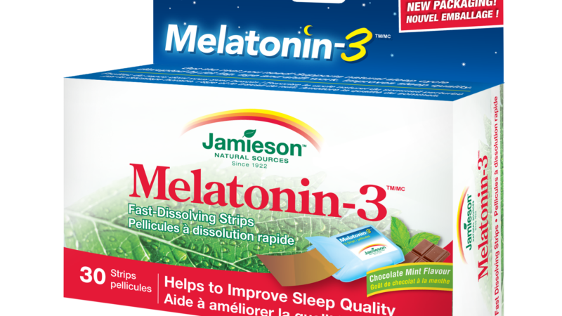 Jamieson Melatonin Strips for Jet Lag: New!