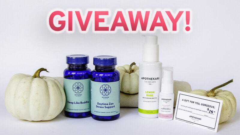 Nourish to Flourish Giveaway – Win! $215 Skincare & Wellness Products