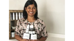 Sharmani with products